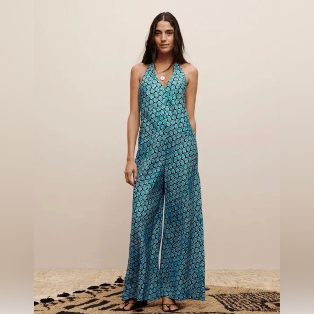 Banana Republic White Lotus Jumpsuit